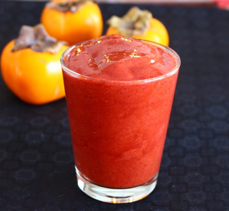 Persimmon Cherry Smoothie