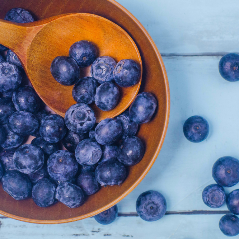 blueberries free-radical vitamin c