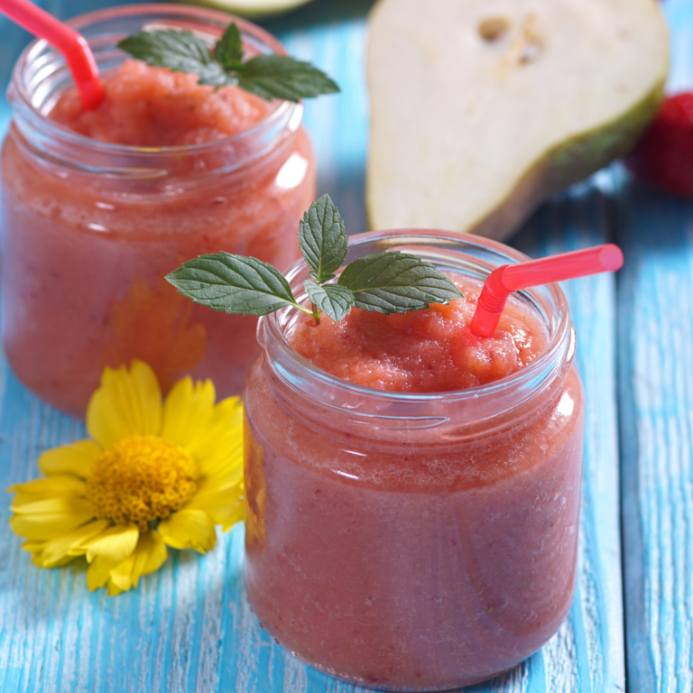 Strawberry Pear Bliss Smoothie