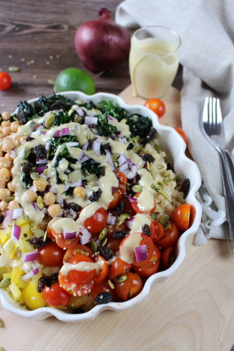 Pearl Couscous & Kale Salad