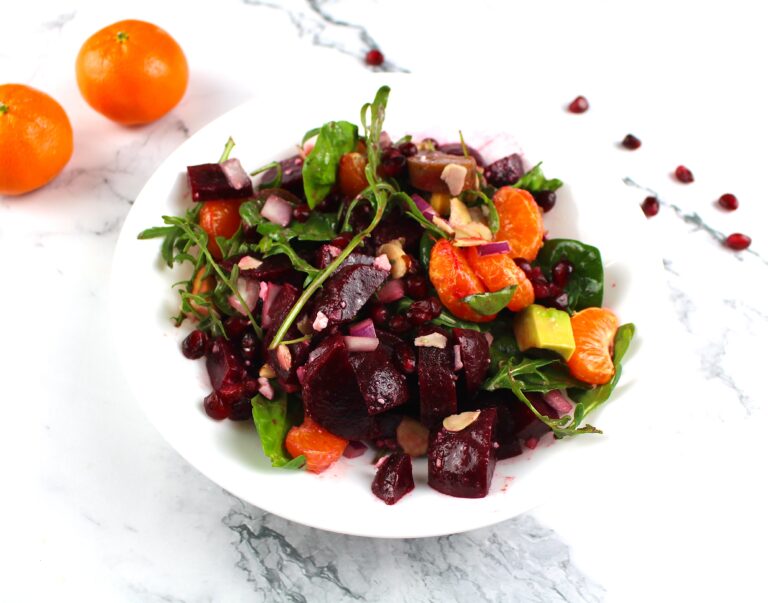 Winter detox beet salad