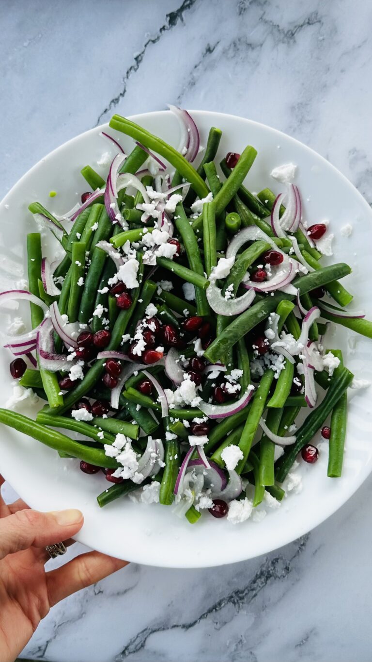 Fresh Green Bean Salad Recipe with Best Balsamic Dressing