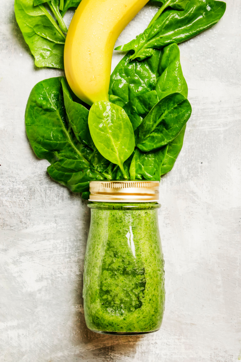 Pineapple Kale Spinach Smoothie