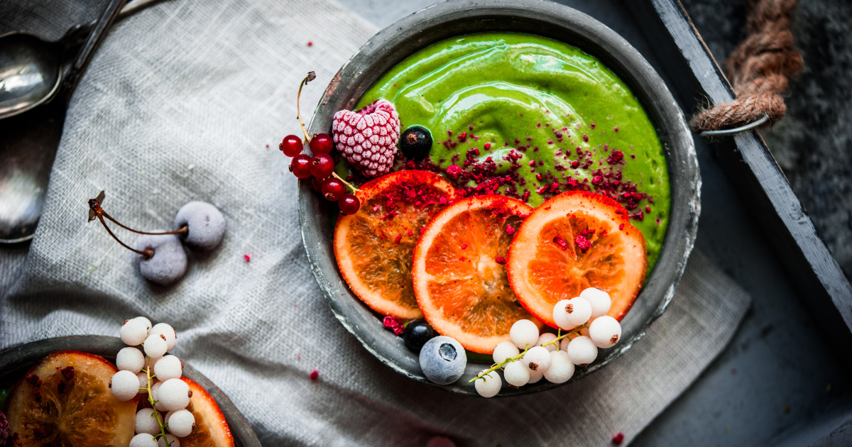 mandarin smoothie bowl