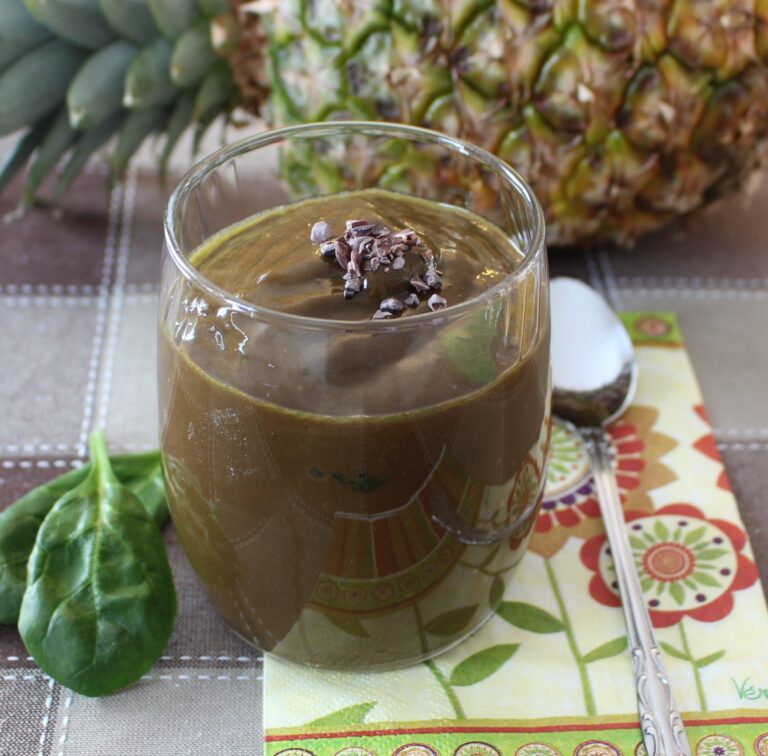 Cocoa Tropical Green Boost Smoothie