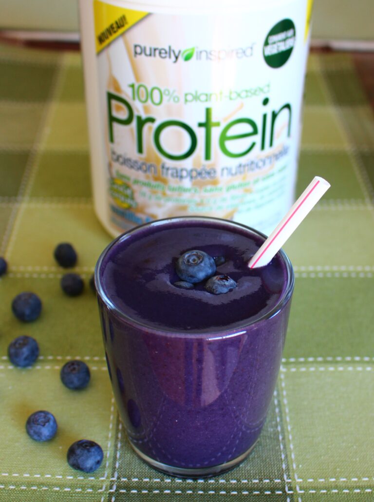 High-Protein Blueberry Smoothie