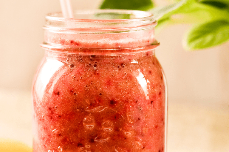 Mango Cherry Flax Smoothie