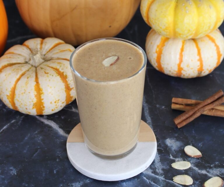 Butternut Squash Smoothie with Cinnamon and Ginger