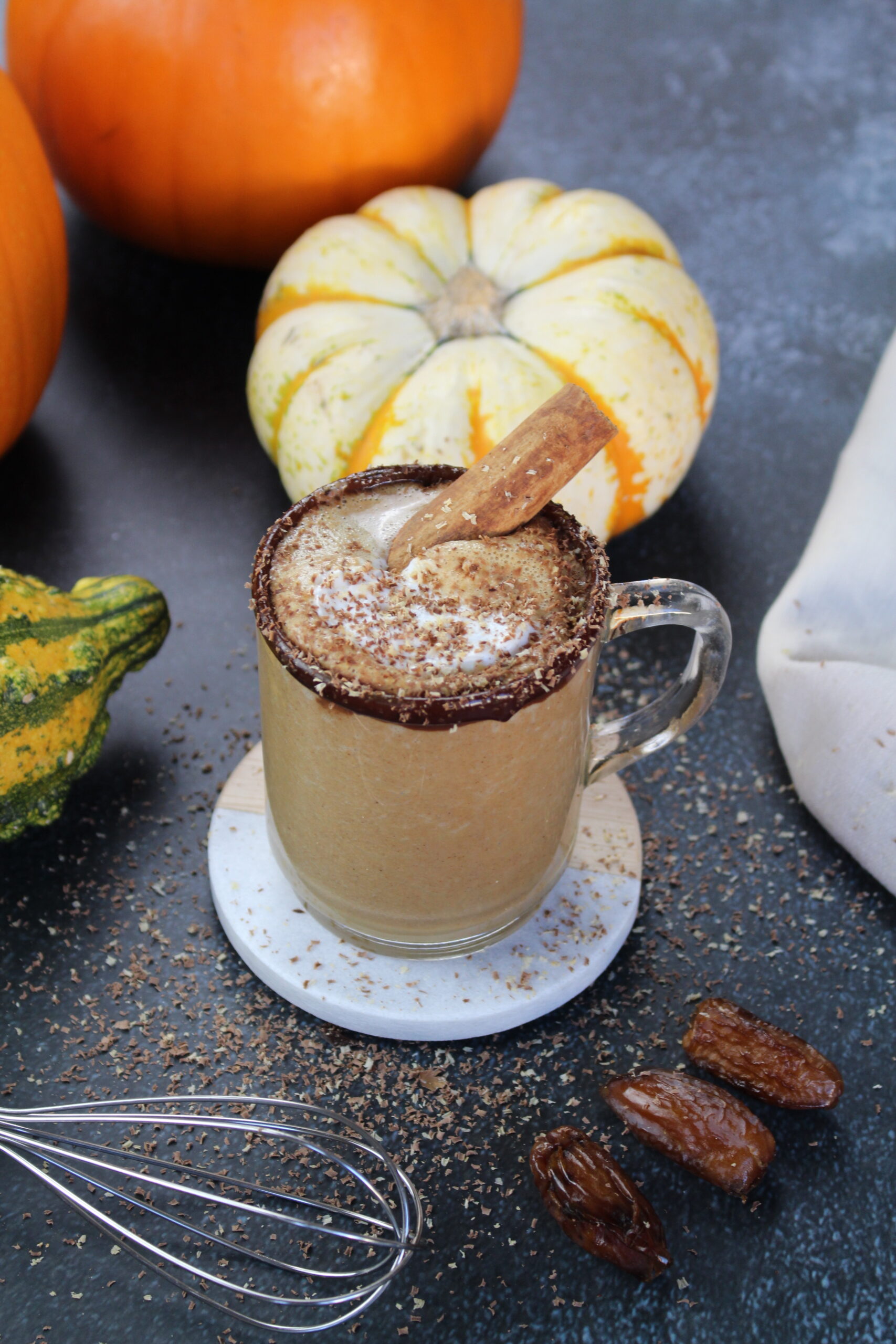 chocolate pumpkin latte