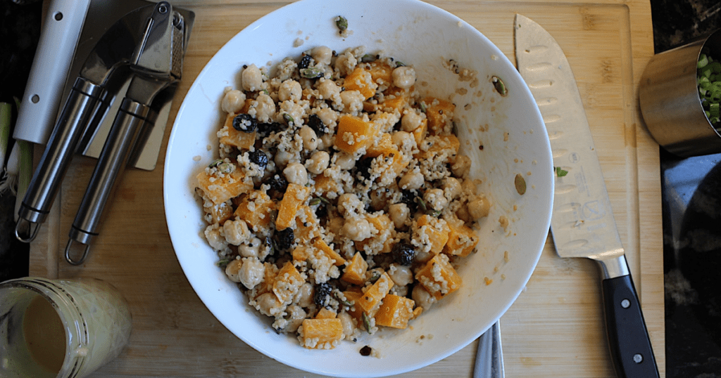 Butternut Quinoa Lettuce Wraps with Lemon-Tahini Drizzle