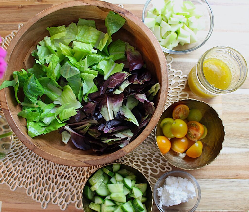 Crispy Lentil Salad White Balsamic Vinaigrette