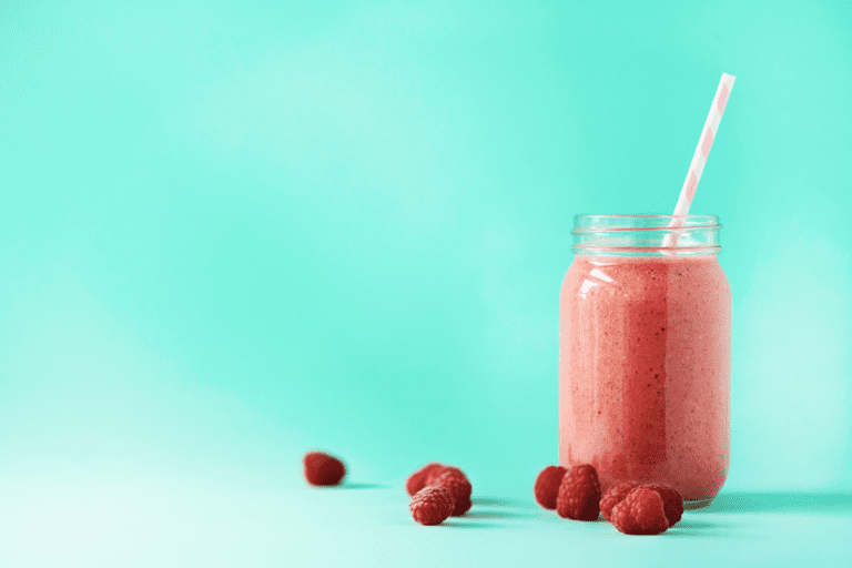 Quick Mango Raspberry Smoothie