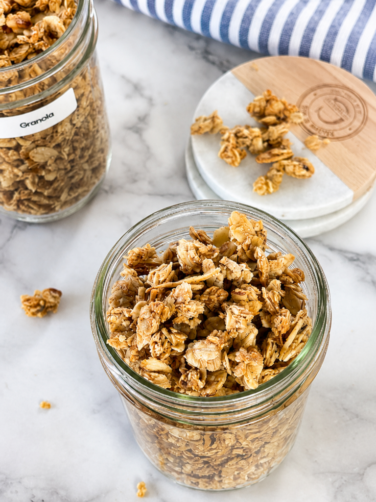 Crunchy Peanut Butter Almond Protein Granola