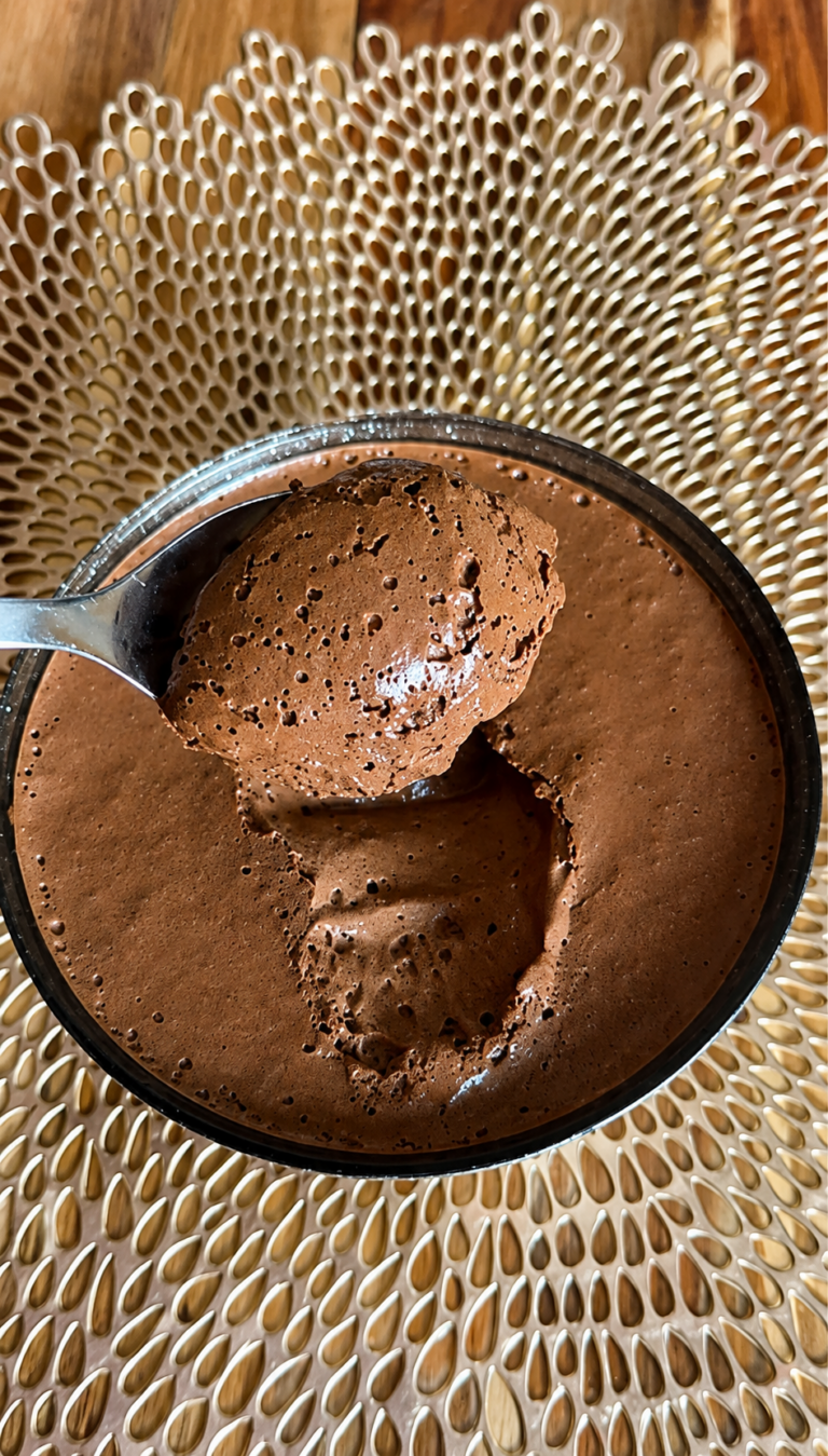 3-Ingredient High-Protein Chocolate Pudding