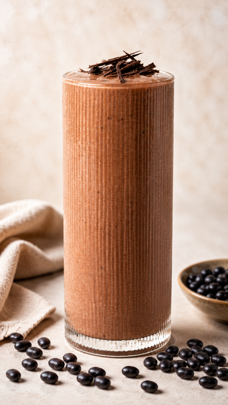 High-Protein High-Fiber Chocolate Smoothie